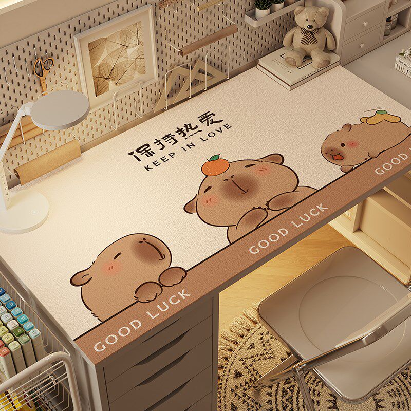 M新款桌布学生书桌写字台防水可擦洗儿童学习办公桌保护垫子