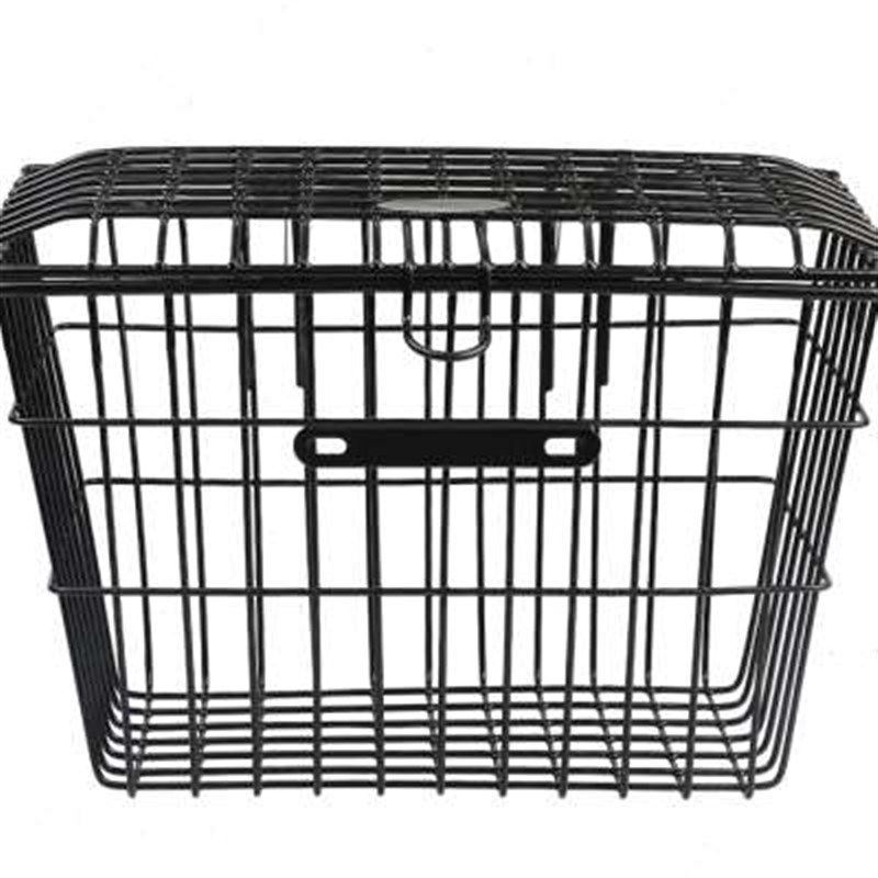 加粗带盖车篮子山地车车筐车篮学生自行车后筐篮子后座自行车配件