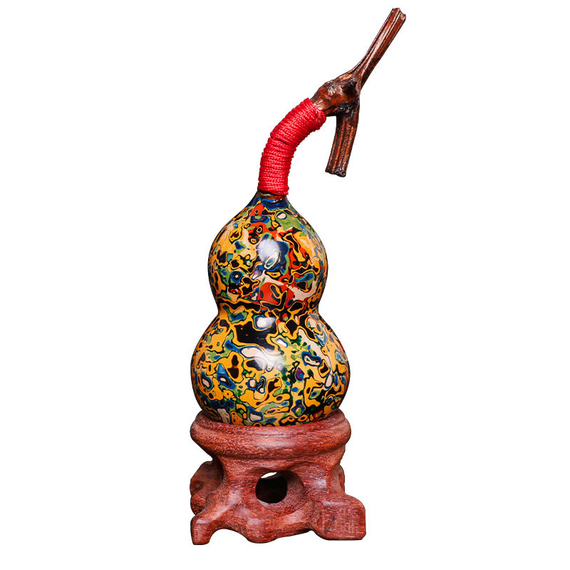 大漆葫芦精品文玩手把件高端非遗漆器手捻摆件收藏挂件天然工艺品图片