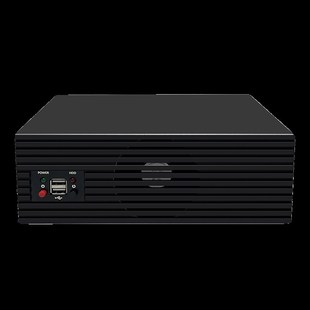 新品itx机箱迷你铝面板工业电脑主机外壳diy超小mini机箱卧式散热