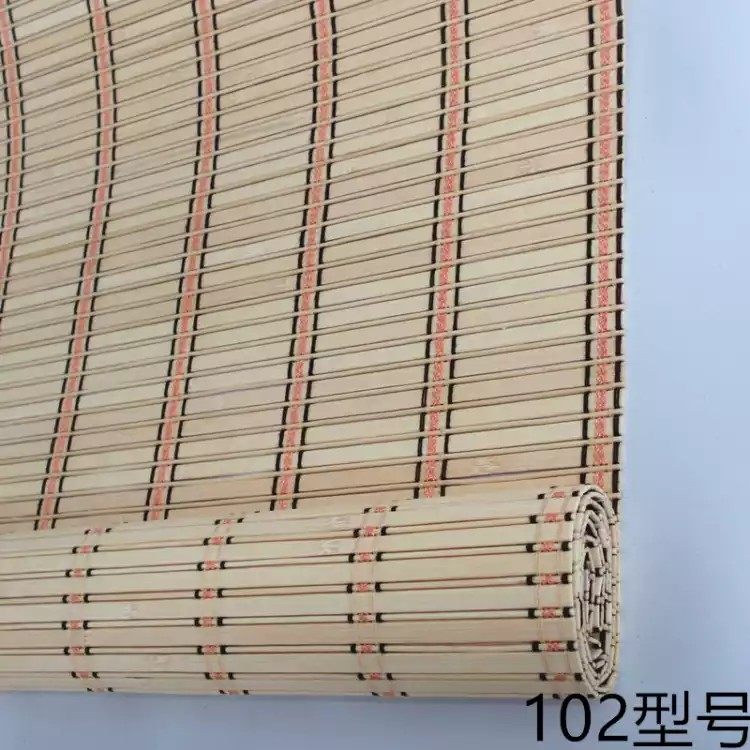 卷帘新款透光阳台竹窗帘遮阳竹帘子防蚊门帘卧室遮光隔断帘定做