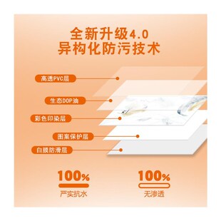 茶几垫防水防油防烫桌垫茶几桌布免洗简约PVC加厚ins风客厅餐台布