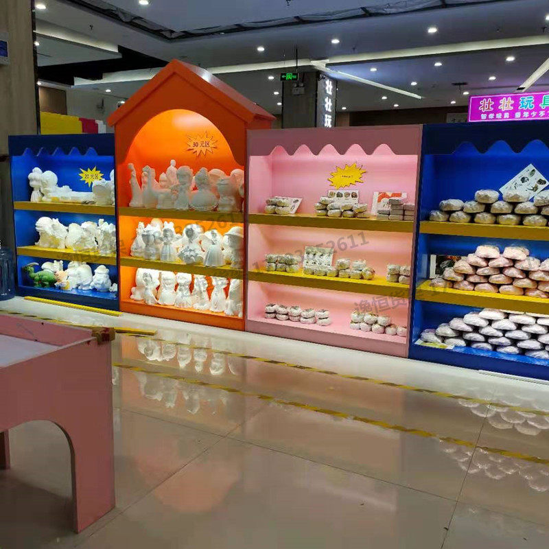 儿童乐园游乐场货架展柜卡通货架玩具展示柜商场儿童玩具货架
