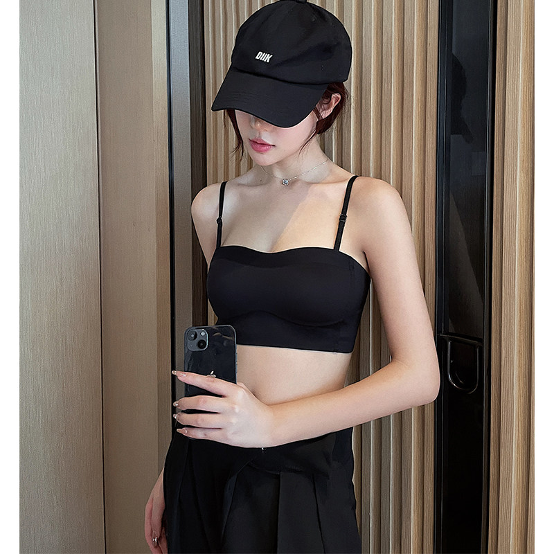 无痕内衣女小胸聚拢夏季薄款显胸小防走光无钢圈无肩带抹胸文胸罩,女士内衣/男士内衣/家居服,文胸,淘宝优惠券,粉丝福利购,淘宝优惠卷