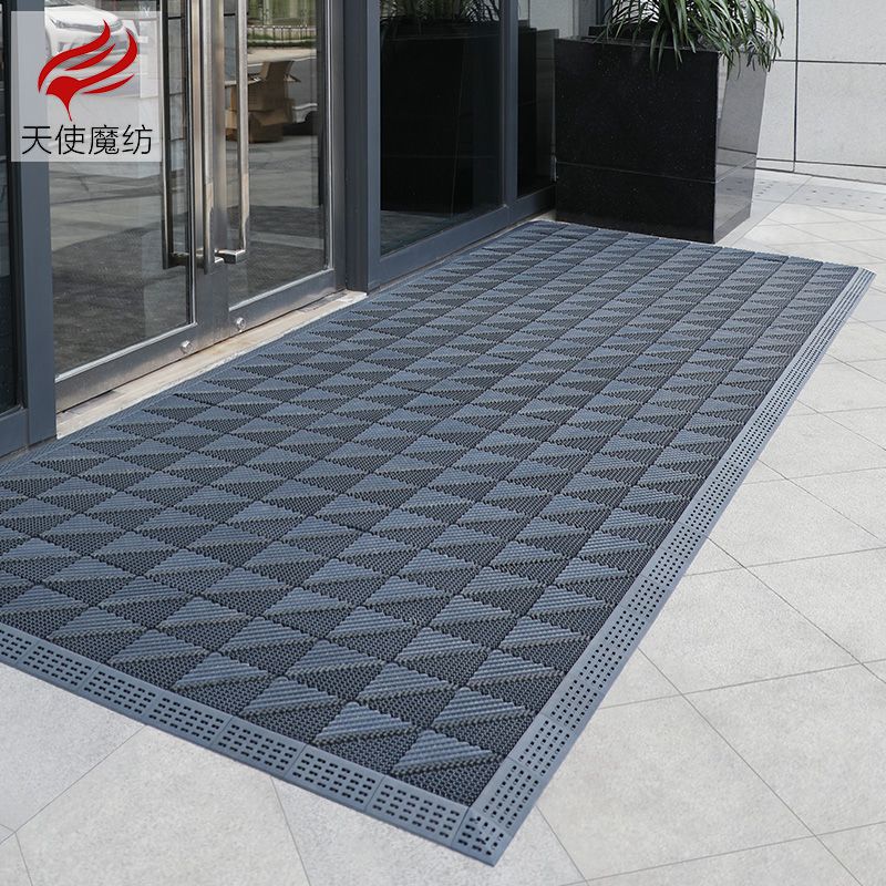 室外防滑地垫入户门脚垫酒店商场进门大门口户外塑料门垫除尘垫子