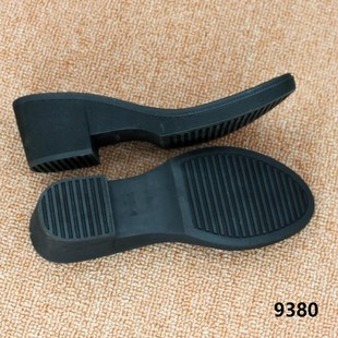 手工皮鞋女鞋橡胶坡跟厚鞋底修鞋牛筋防滑耐磨修鞋换底鞋材9380