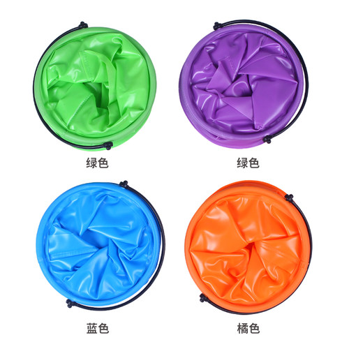 洗笔桶美术画画便携涮笔洗笔筒水粉水彩颜料调色桶带隔层折叠水桶