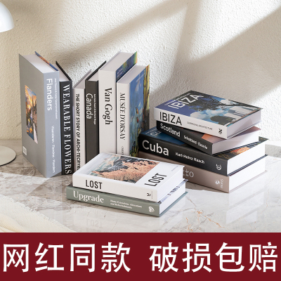 简约假书拍照创意高级感仿真书本