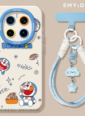 适用荣耀magic7手机壳女款magic6pro保护套新款全包防摔mg4至臻版卡通动漫高级蓝色叮当猫mg5华为magic7pro壳