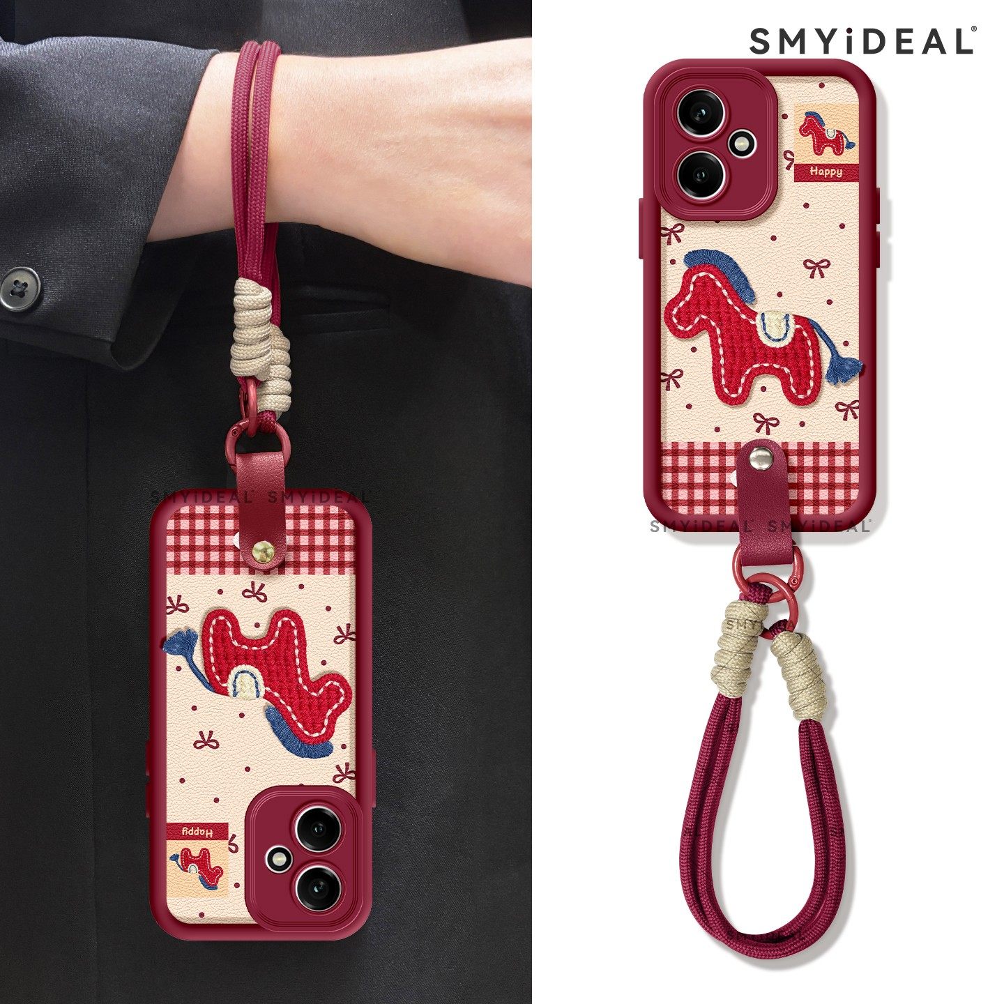 适用荣耀500pro手机壳400新款300外壳200pro保护套100贴片90新年80gt过年70马年60本命年300Ultra绣花小马500,3C数码配件,手机保护套/壳,淘宝优惠券,粉丝福利购,淘宝优惠卷