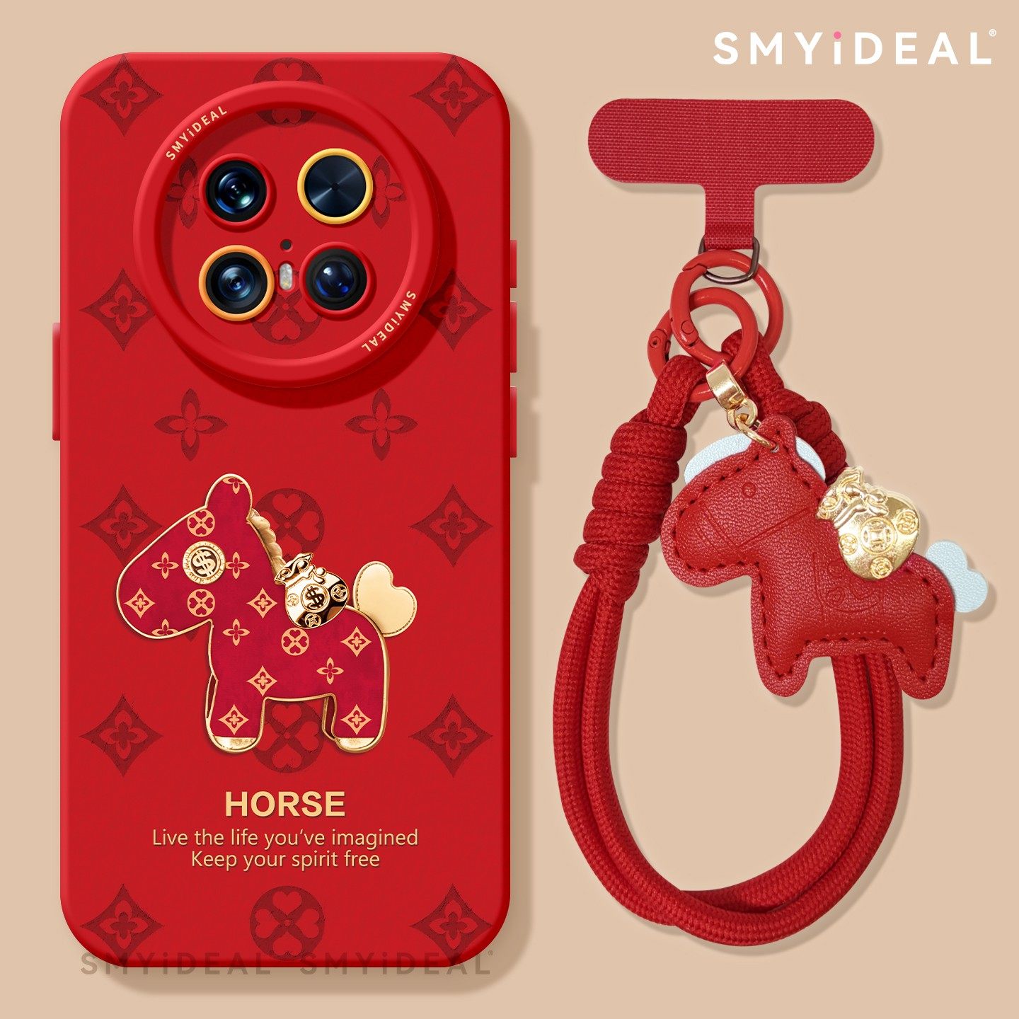 本命年适用华为mate80pro手机壳mate70新款mate60新年80pro保护套mete50金丝小马70红色mata40马年过年80喜庆,3C数码配件,手机保护套/壳,淘宝优惠券,粉丝福利购,淘宝优惠卷