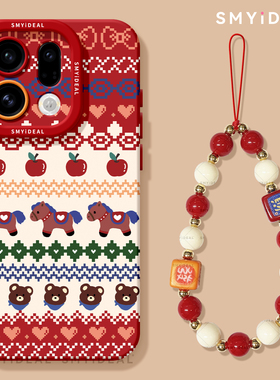 适用oppofindx9手机壳findx9pro新款红色x9pro外壳findx8新年x7费尔岛x6小马x5马年x8s喜庆本命年x8ultra保护