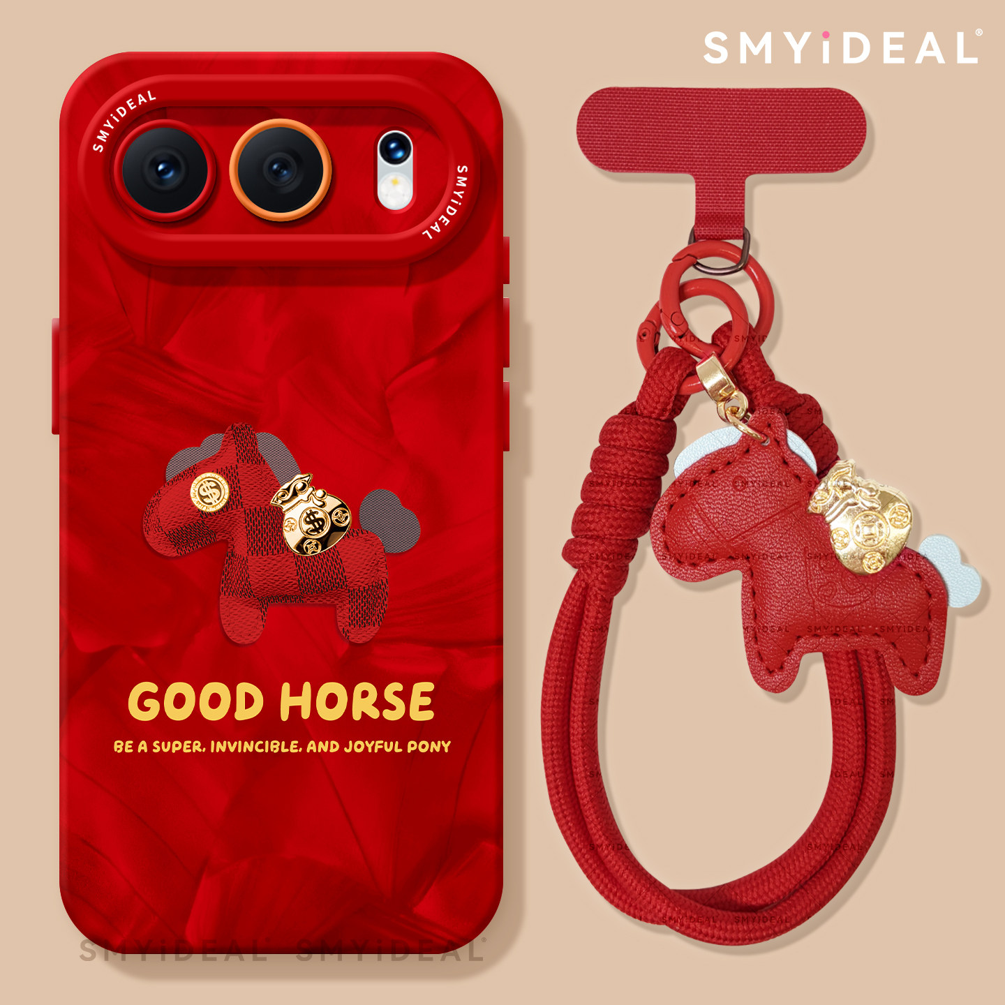 适用荣耀500pro手机壳400新款300外壳200pro保护套100喜庆90新年80gt过年70马年60本命年300Ultra金袋小马500,3C数码配件,手机保护套/壳,淘宝优惠券,粉丝福利购,淘宝优惠卷