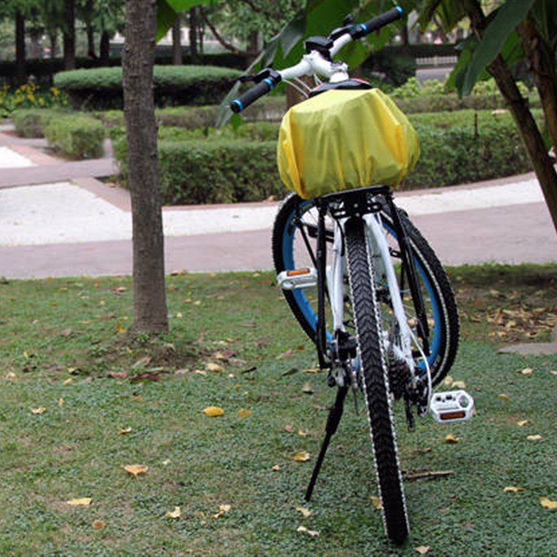 乐炫自行车后座包防雨罩 山地车驮包防雨罩 后货架防雨罩