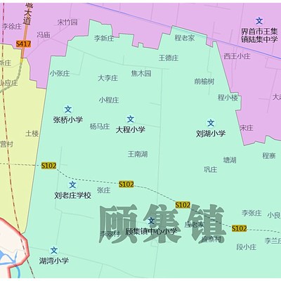 界首市地图1.15m阜阳市折叠版会议办公室装饰画客厅书房背景画