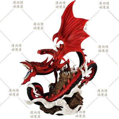 游戏王周边雕像欧西里斯的天空龙手办潮玩摆件游城十代三幻神模型