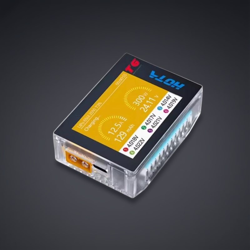 HOTA T6充电器 航模智能平衡充电器 6S穿越机FPV锂电池车船模300W