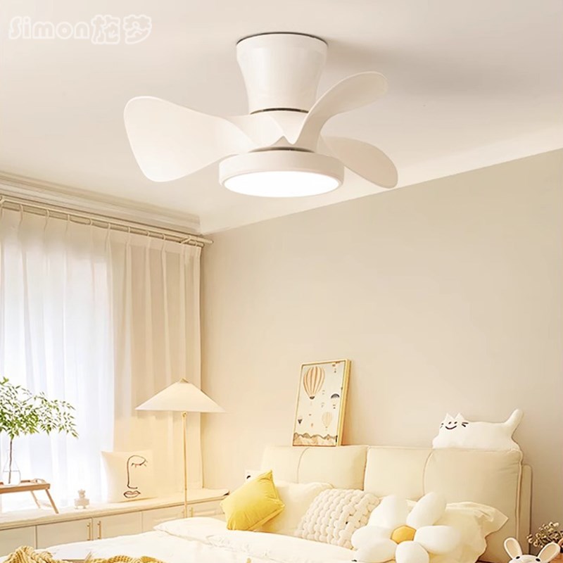 广东中山全光谱吸顶风扇灯2023新款餐厅灯现代简约儿童卧室吊扇灯