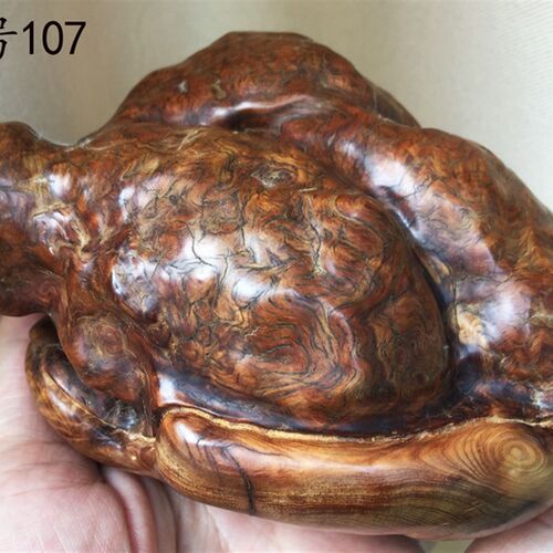 精品崖柏原木打磨料 太行陈化老料 红骨坨瘤疤瘤化根雕手把件