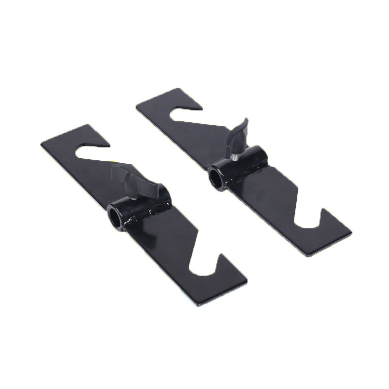 灯架双钩支架 摄影棚背景配件 背景布 手动背景轴配件 背景挂钩