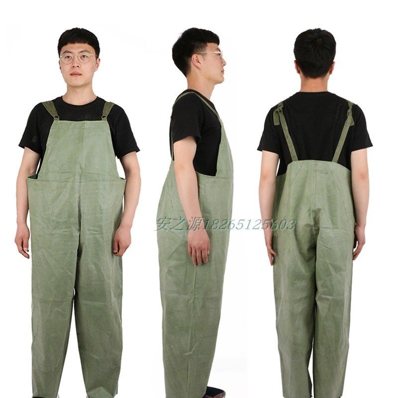 煤矿分体雨衣双胶水彩工作服军绿劳保加厚雨披防水防风
