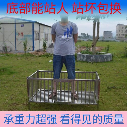 不锈钢鸡笼家用大号特大双层养殖笼大型鸡笼子家用室外鹅笼鸭