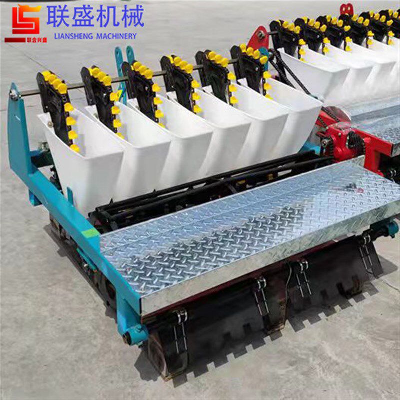 四轮大蒜播种机6-12行大蒜w播种施肥一体带平土器点蒜机大蒜精播