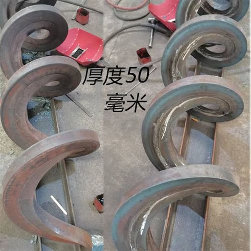 可定制耐磨加厚一体螺旋叶片304不锈钢无轴螺旋叶片锰钢整根叶片
