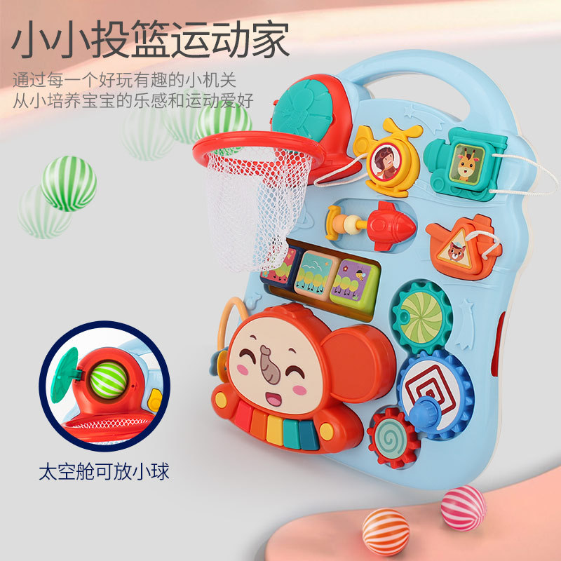 新疆包邮婴儿学步车推车防侧翻二合一防O型腿多功能学习桌助步车