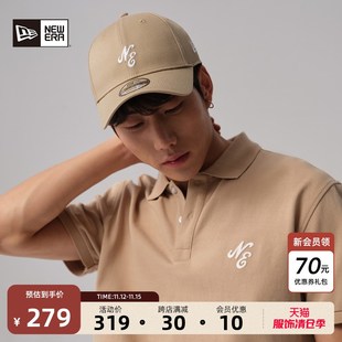 New 硬顶手写体logo刺绣棒球帽弯檐情侣940 Era纽亦华2024秋冬新款