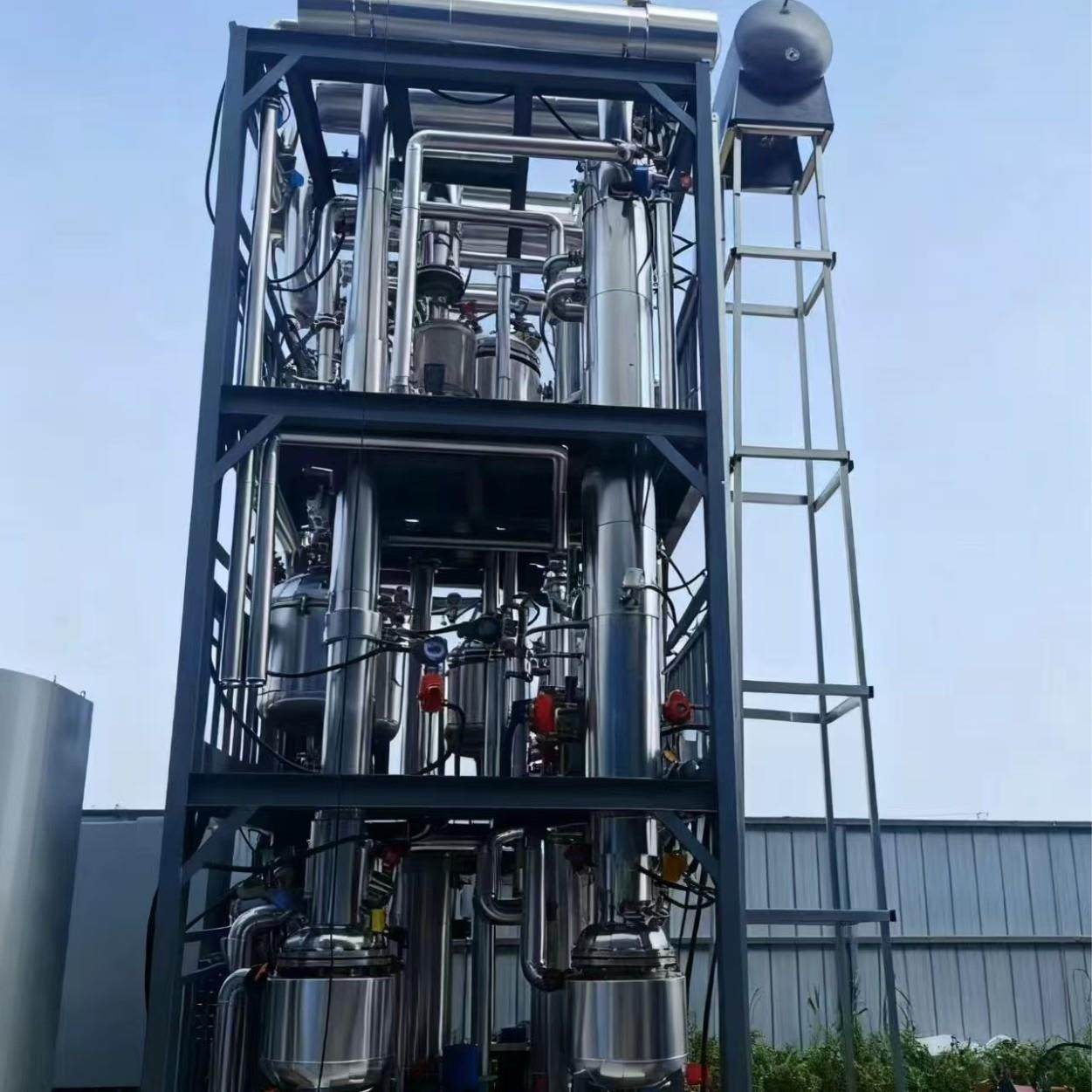 低氘水生产装置超轻水生产设备蒸馏法脱除氕氘氚原子专业设备