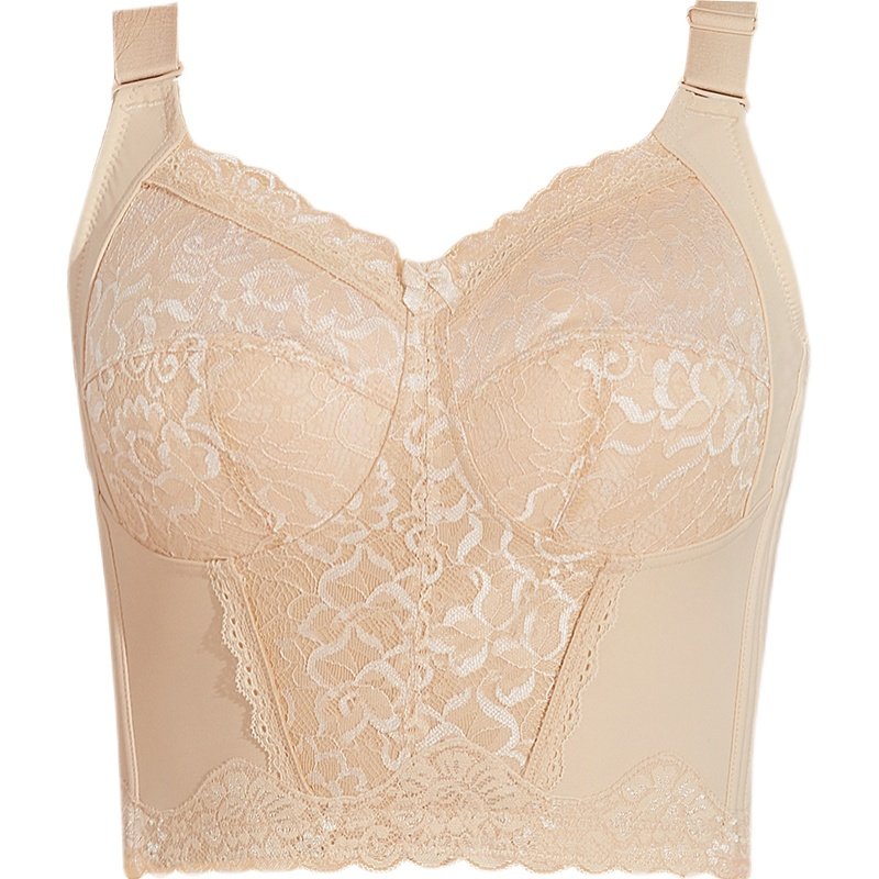 买一送一大胸显小全罩杯内衣塑形收胃长文胸收副乳薄款防下垂胸罩