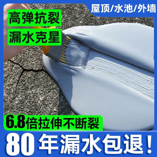防水材料屋顶补漏涂料房顶楼顶裂缝漏水专用外R墙屋面堵漏王防漏