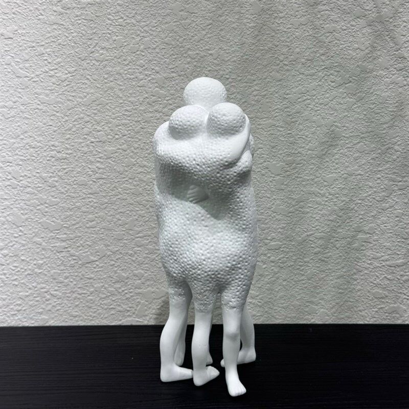 简约现代样板间软装抽象人物雕塑摆件售楼处书房书柜装饰柜工艺品