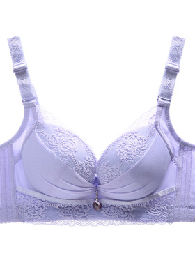 加厚款海绵有钢圈小胸显大内衣集中A/B/C平胸罩聚拢文胸38A80A85A