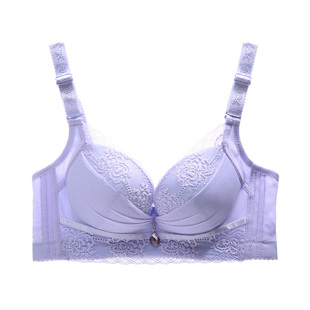 加厚款海绵有钢圈小胸显大内衣集中A/B/C平胸罩聚拢文胸38A80A85A