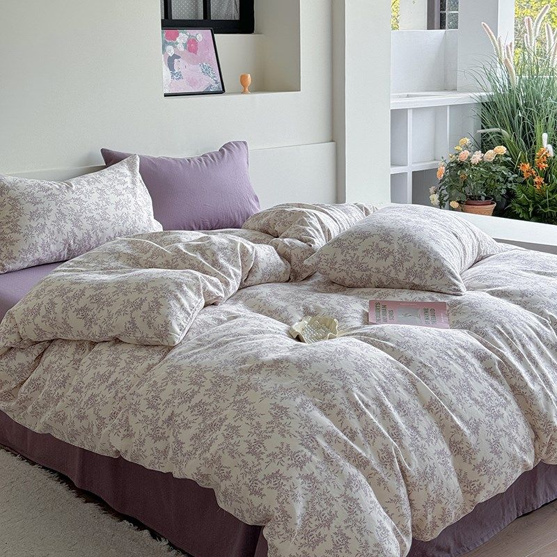 a类全棉双层纱被套被罩单件纯棉单人150x200x230cm小清新四季款,床上用品,被套,淘宝优惠券,粉丝福利购,淘宝优惠卷