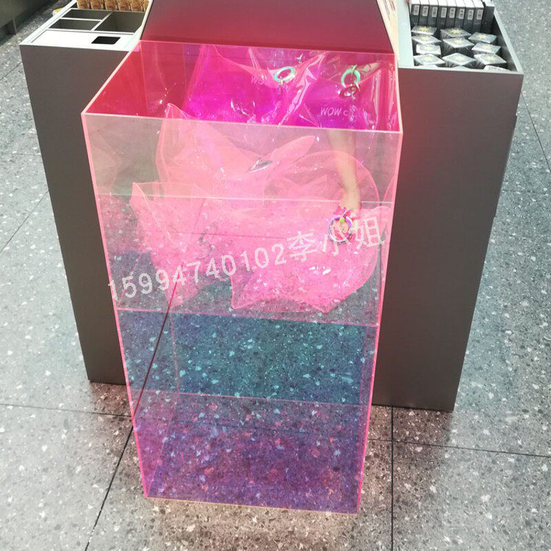 深圳订制亚克力收纳盒子桌面整理置物架厨窗陈列展示架子柜台摆架