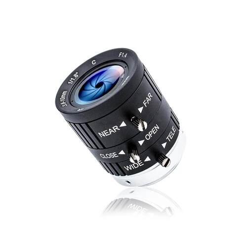 800万高清工业镜头C接口3.6-x10mm 1/1.8英寸变焦工业相机镜头8MP