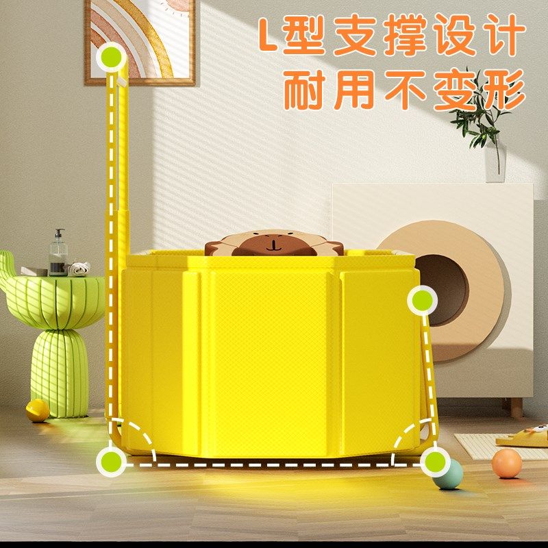 漫多拉泡泡桶可折叠宝宝洗澡盆婴幼儿加厚浴桶