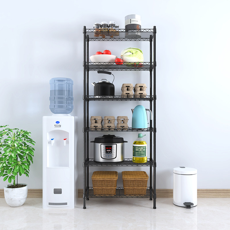 6层厨房置物架多层铁艺金属家用长35 40 45 50 60宽高180cm架子,住宅家具,搁板/置物架/家用陈列架,淘宝优惠券,粉丝福利购,淘宝优惠卷