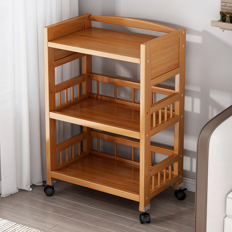 可移动置物架多层收纳架落地式书架卧室床头储物架客厅沙发边几柜,住宅家具,搁板/置物架/家用陈列架,淘宝优惠券,粉丝福利购,淘宝优惠卷