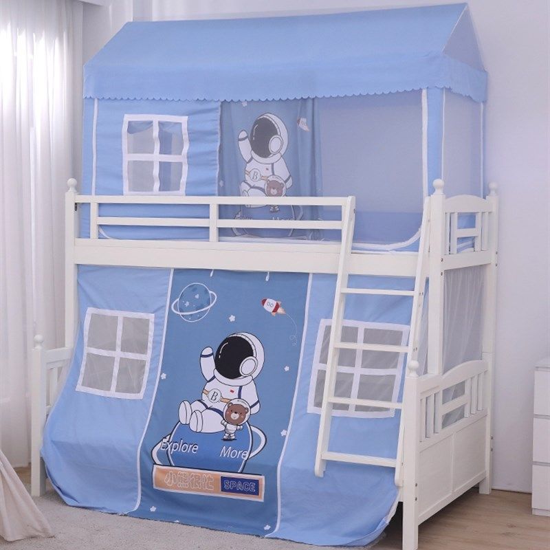 儿童上下床魔术贴蚊帐家用高级双层上下床高低床子母床1.2米1.5m,床上用品,蚊帐,淘宝优惠券,粉丝福利购,淘宝优惠卷
