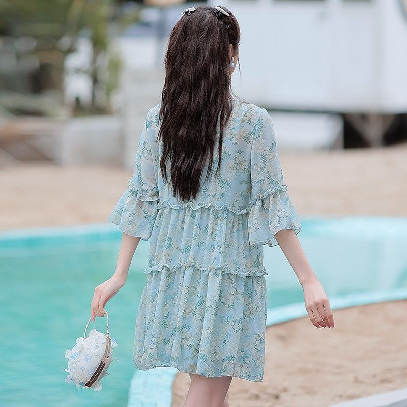 泳衣女款分体三件套宽松罩衫大码遮肉高级感2024新款女士温泉泳装