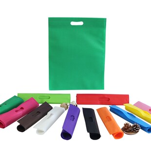 无纺布袋子环保袋广告袋定制帆布服装购物袋可印logo 200个 现货