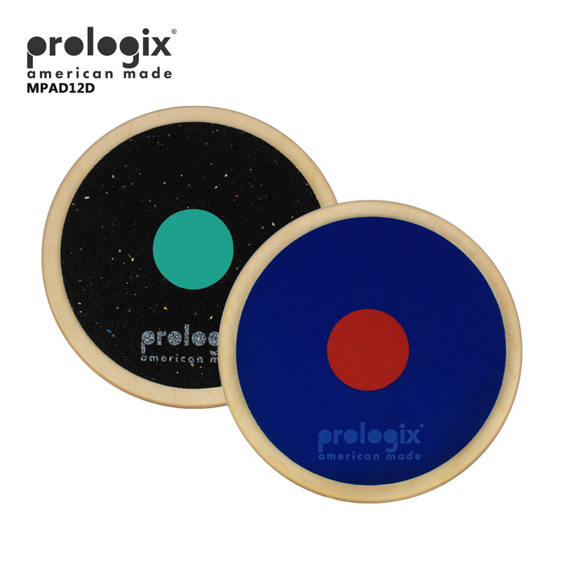 Prologix 美产哑鼓 s12英寸 架子鼓静音垫基本功打击板哑鼓PAD套