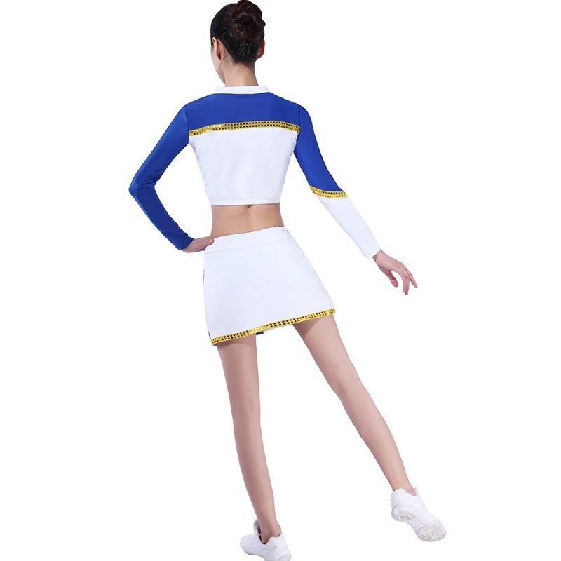 健美操服女套装校园拉拉队比赛体操表演服大学生啦啦队比赛服定制