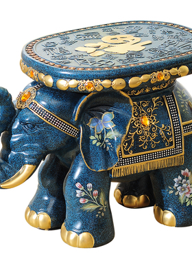 大象凳子门口换鞋凳摆件招财家居家装饰品客厅家用结婚礼物送闺蜜