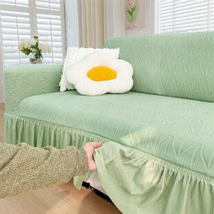 懒人沙发套罩新款2024全包万能C套一体式防滑三座一贵妃沙发保护