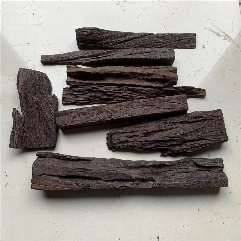 新款diy 乌木铁力木红木边角料 木料碳化下角料 阴沉木原木雕